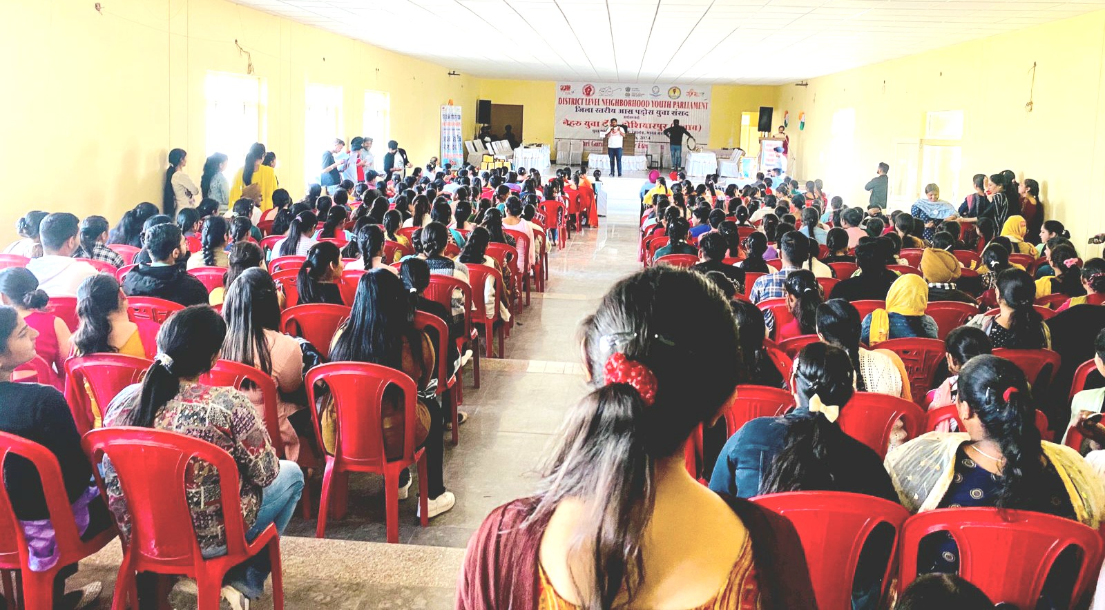 District level youth parliament program was organized by Nehru Yuva Kendra